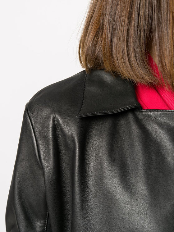 Emporio Armani zipped biker jacket