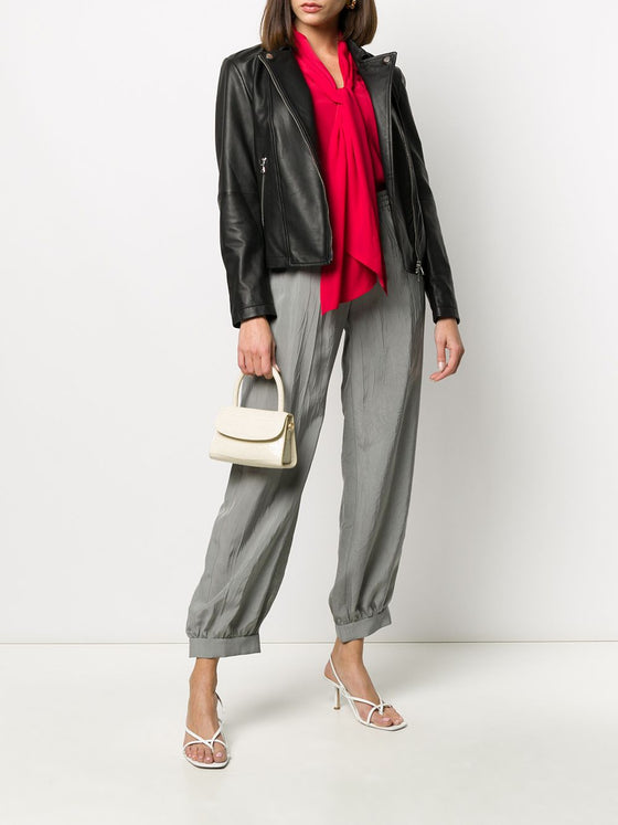 Emporio Armani Zip Up Biker Jacket