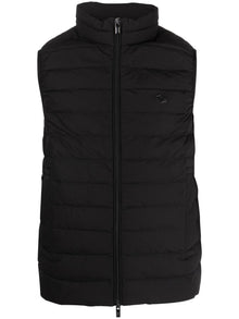 Emporio Armani Sleeveless full-zip down jacket