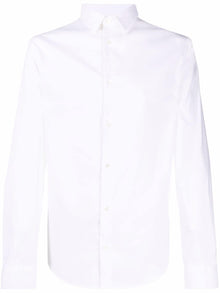  Emporio Armani logo-patch longsleeved shirt