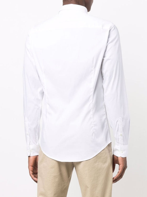 Emporio Armani logo-patch longsleeved shirt