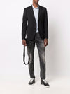 Emporio Armani logo-embroidered long-sleeve shirt
