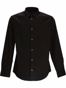  Emporio Armani stretch-fit button-up shirt