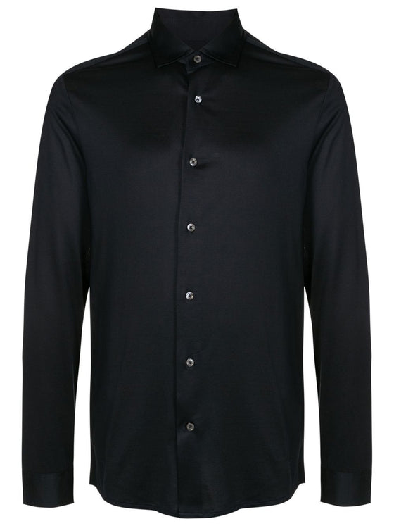 Emporio Armani long-sleeve poplin shirt
