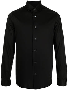  Emporio Armani stretch-fit button-up shirt