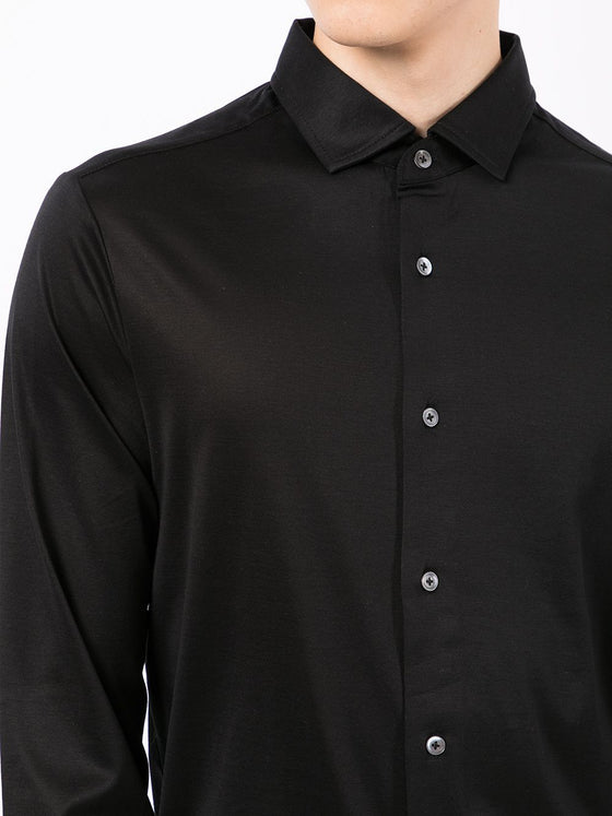 Emporio Armani stretch-fit button-up shirt