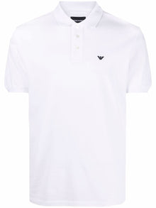  Emporio Armani logo-embroidered polo shirt