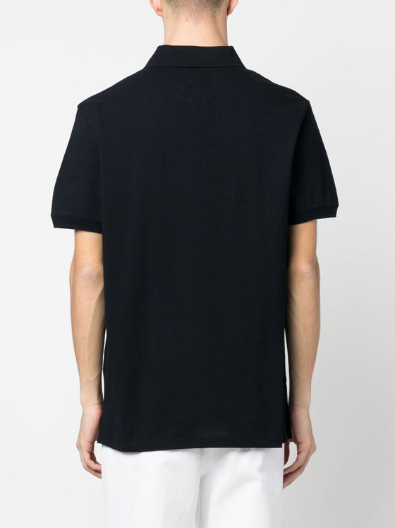 Emporio Armani logo-embroidered polo shirt