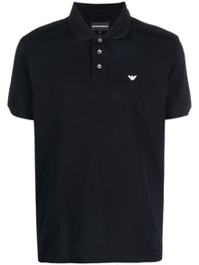  Emporio Armani logo-embroidered polo shirt