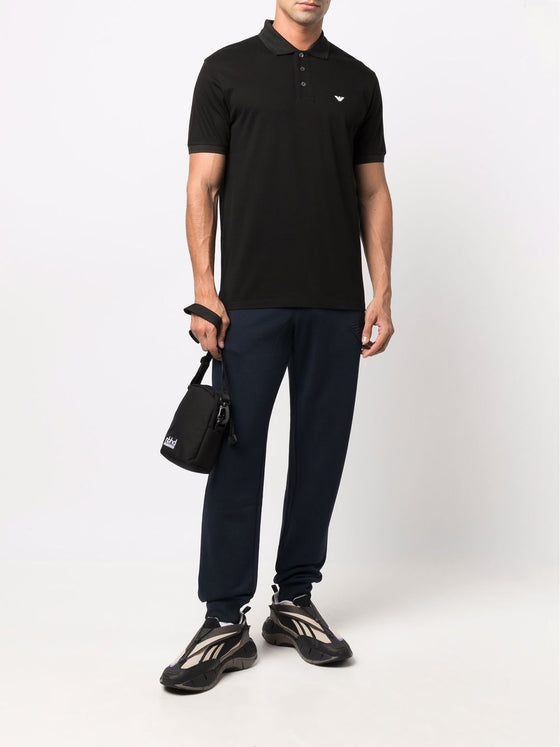 Emporio Armani logo detail polo shirt
