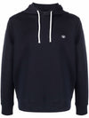 Emporio Armani long-sleeved Logo Patch Hoodie