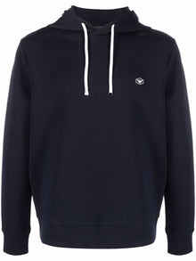  Emporio Armani long-sleeved Logo Patch Hoodie