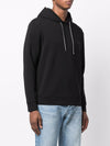 Emporio Armani Hooded sweatshirt with micro logo patch