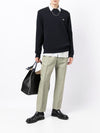 Emporio Armani Crew-neck sweatshirt with micro logo
