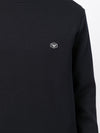 Emporio Armani Crew-neck sweatshirt with micro logo