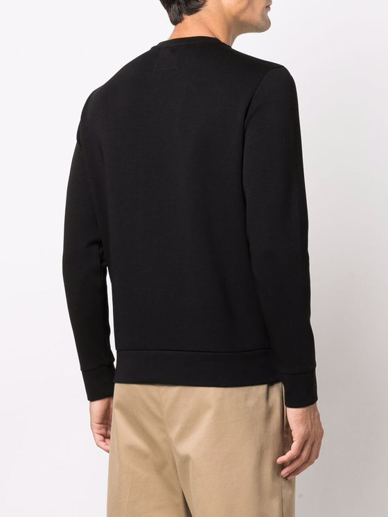 Emporio Armani logo-patch crew-neck Sweatshirt