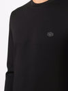 Emporio Armani logo-patch crew-neck Sweatshirt