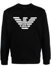 Emporio Armani Modal-blend sweatshirt with logo print