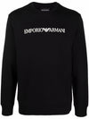 Emporio Armani Modal-blend sweatshirt with logo print