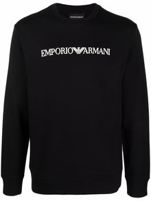  Emporio Armani Modal-blend sweatshirt with logo print