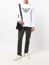 Emporio Armani Modal-blend sweatshirt with logo print