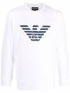 Emporio Armani Modal-blend sweatshirt with logo print