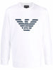 Emporio Armani Modal-blend sweatshirt with logo print