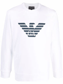  Emporio Armani Modal-blend sweatshirt with logo print