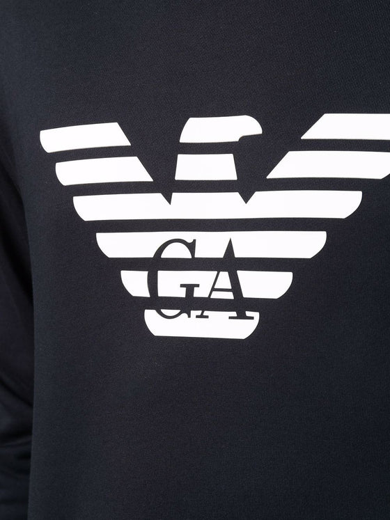 Emporio Armani Modal blend sweatshirt with logo print