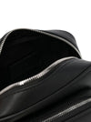 Emporio Armani logo-plaque Leather messenger bag