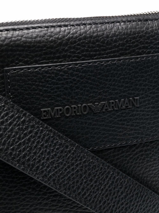 Emporio Armani embossed logo bag