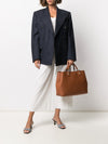 Emporio Armani logo-strap tote bag