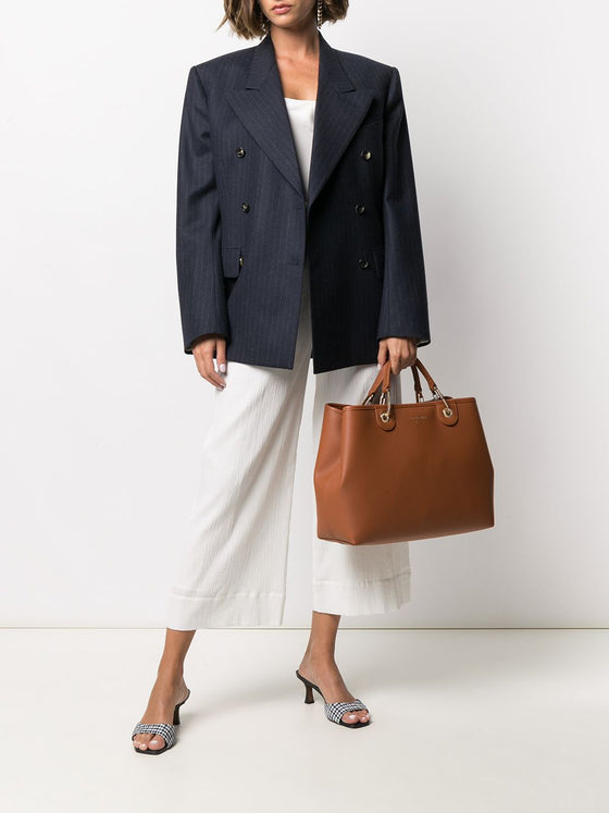 Emporio Armani logo-strap tote bag