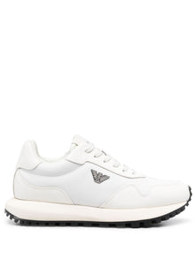  Emporio Armani Sneakers in recycled nylon with details in regenerated saffiano ASV