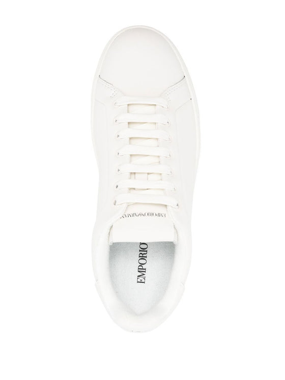 Emporio Armani logo print lace-up sneaker