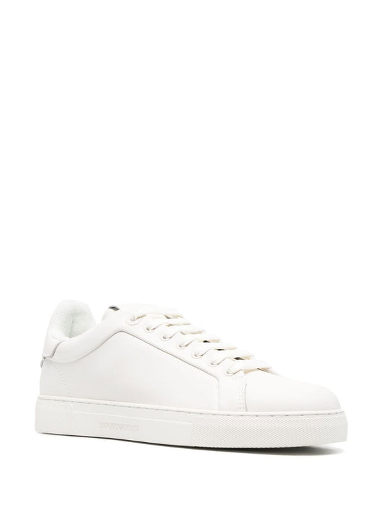 Emporio Armani logo print lace-up sneaker