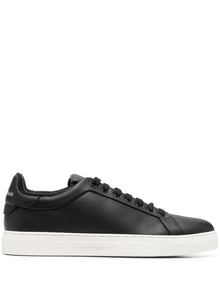  Emporio Armani logo print lace-up sneaker