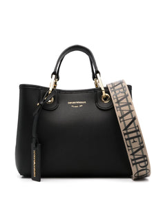  Emporio Armani embossed logo handbag