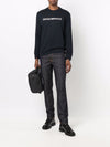 Emporio Armani Modal-blend sweatshirt with logo print