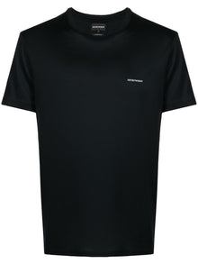  Emporio Armani logo-print Crew Neck T-shirt