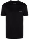 Emporio Armani ASV Lyocell blend jersey T-shirt with micro logo lettering