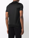 Emporio Armani Black logo-patch short-sleeve T-shirt