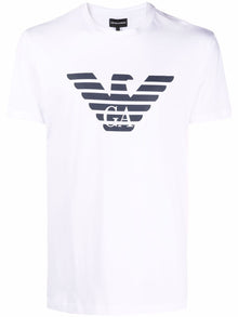  Emporio Armani Eagle logo print t-shirt
