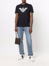 Emporio Armani logo print cotton T-shirt