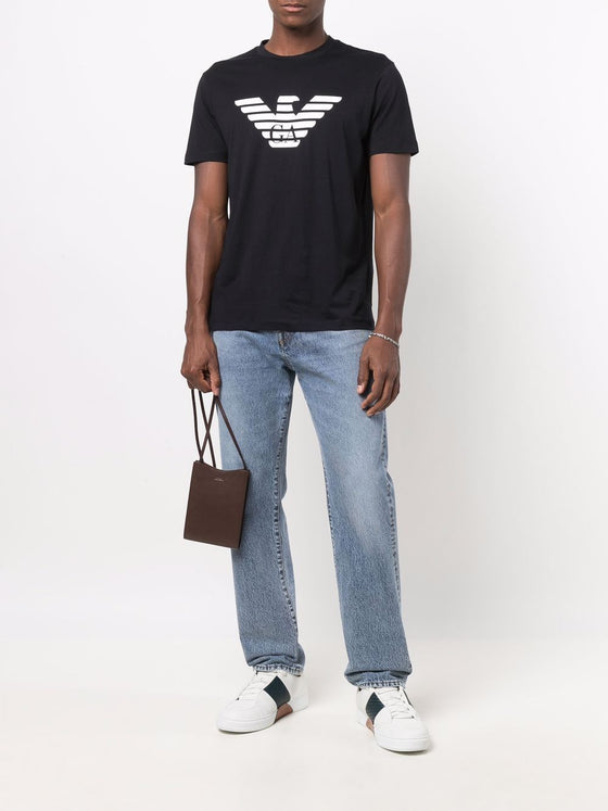 Emporio Armani logo print cotton T-shirt