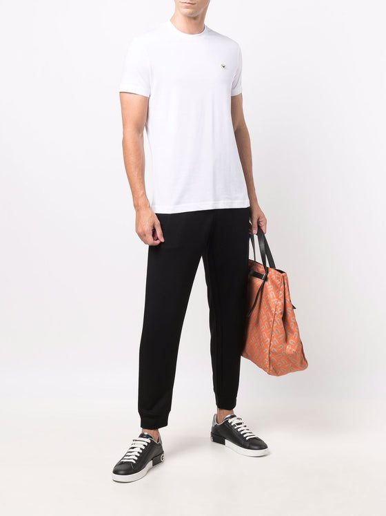 Emporio Armani logo patch short-sleeved T-shirt