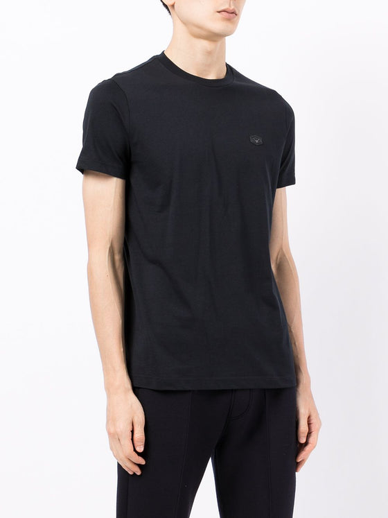 Emporio Armani logo patch short-sleeved T-shirt