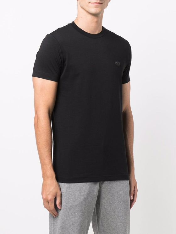 Emporio Armani logo patch short-sleeved T-shirt