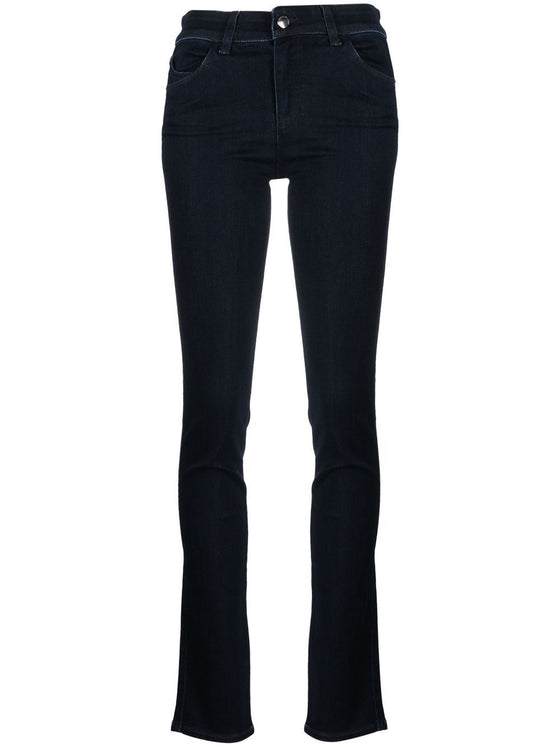 Emporio Armani high-waisted slim-cut Trousers