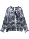 Pierre Louis Mascia Silk printed blouse
